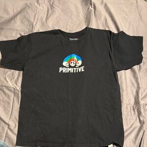 Primitive Kids Black Rainbow Graphic Tee